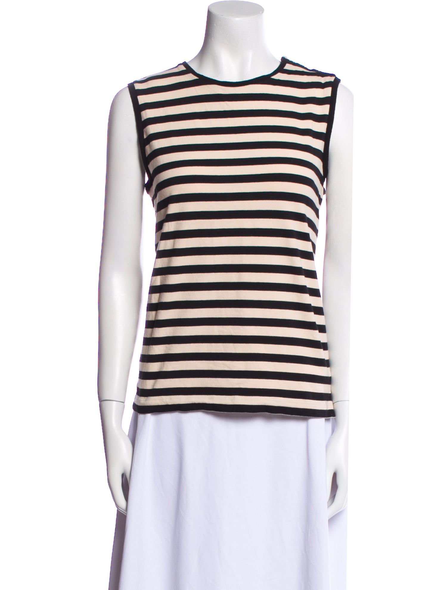 'S Max Mara Striped Crew Neck Top