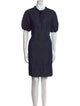 'S Max Mara Crew Neck Knee-Length Dress