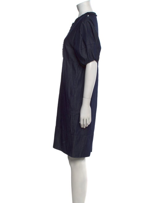 'S Max Mara Crew Neck Knee-Length Dress