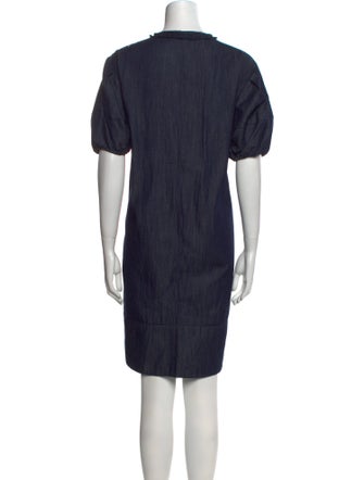 'S Max Mara Crew Neck Knee-Length Dress
