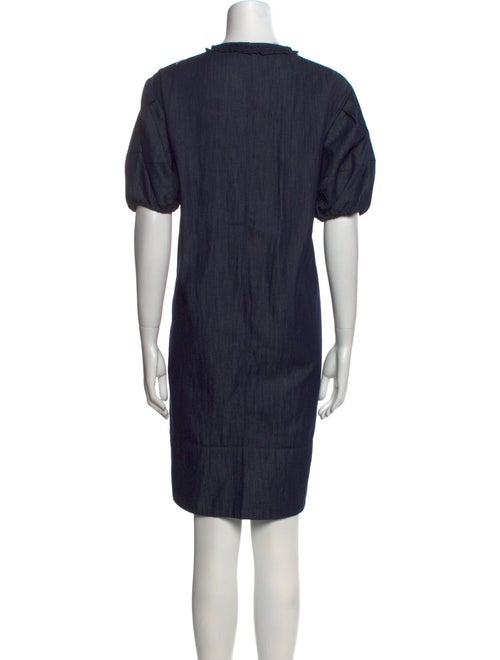 'S Max Mara Crew Neck Knee-Length Dress