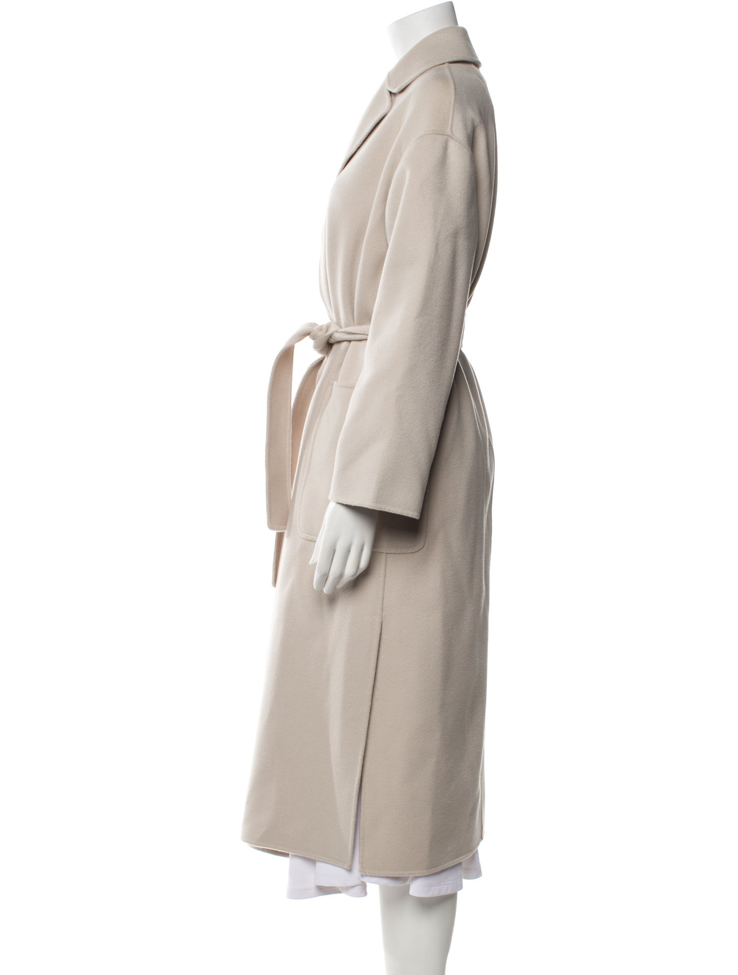 'S Max Mara Virgin Wool Trench Coat
