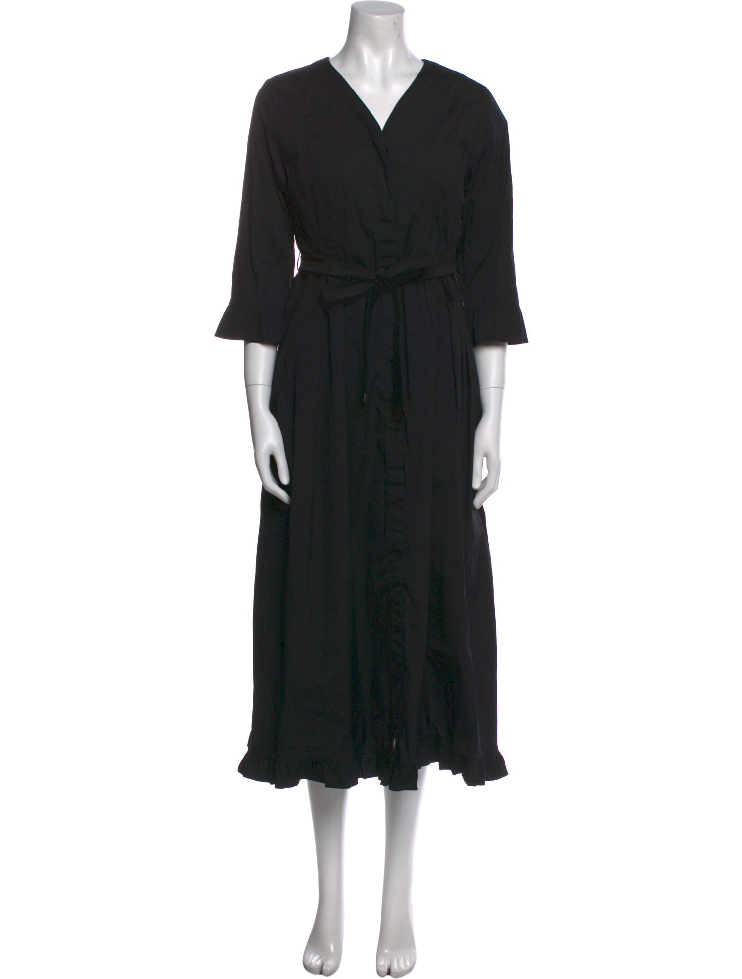 'S Max Mara V-Neck Long Dress