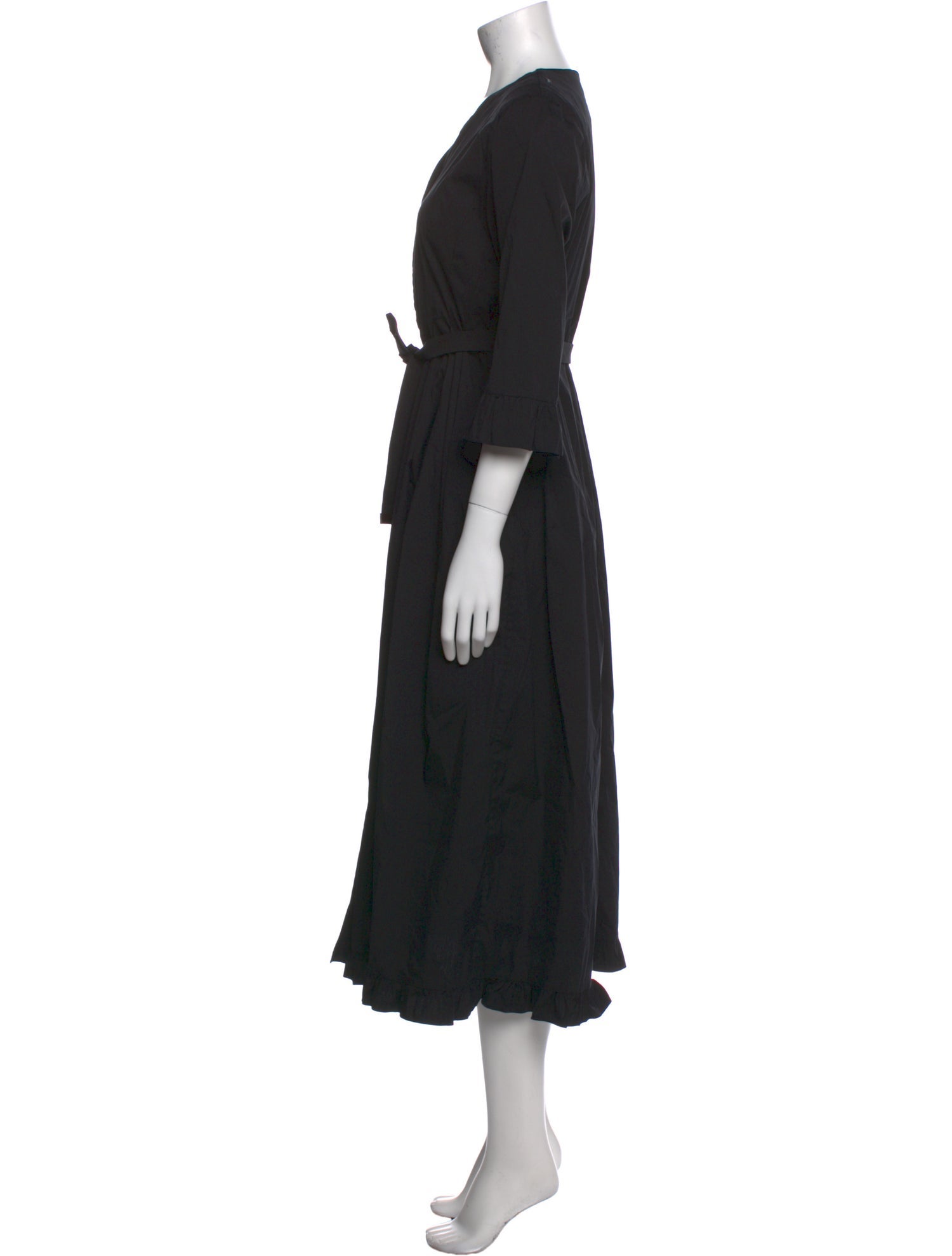 'S Max Mara V-Neck Long Dress