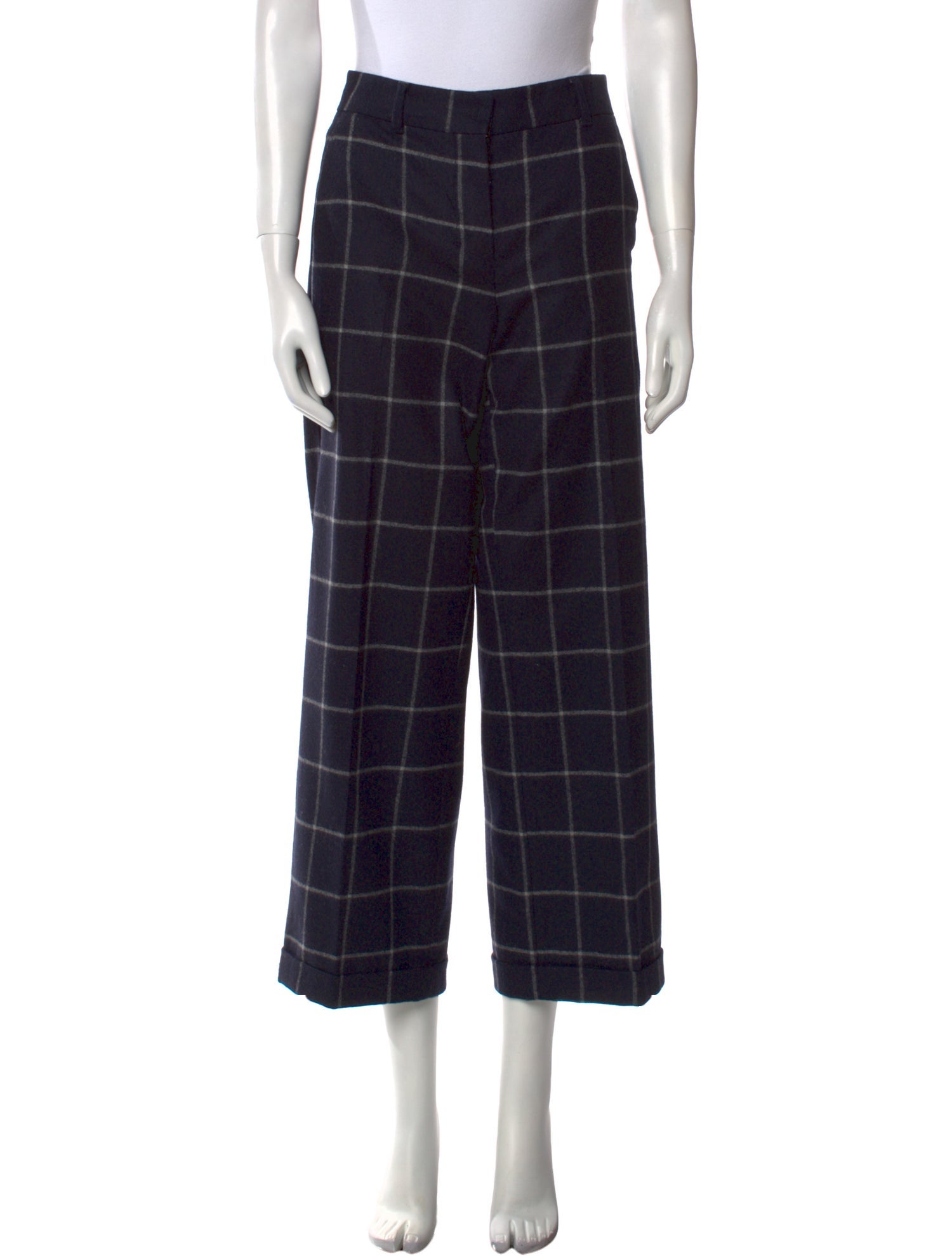 'S Max Mara Virgin Wool Wide Leg Pants