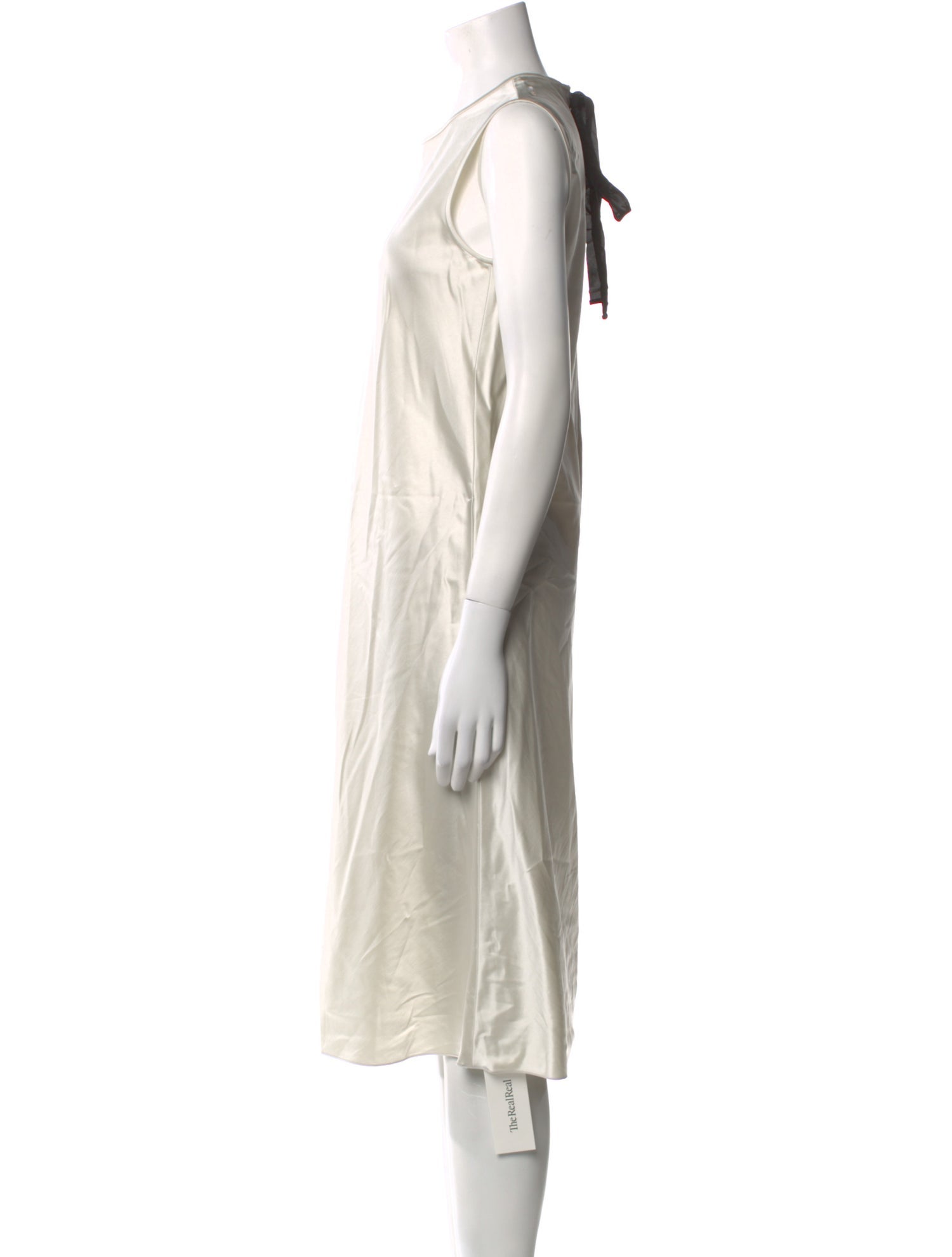 'S Max Mara Crew Neck Midi Length Dress