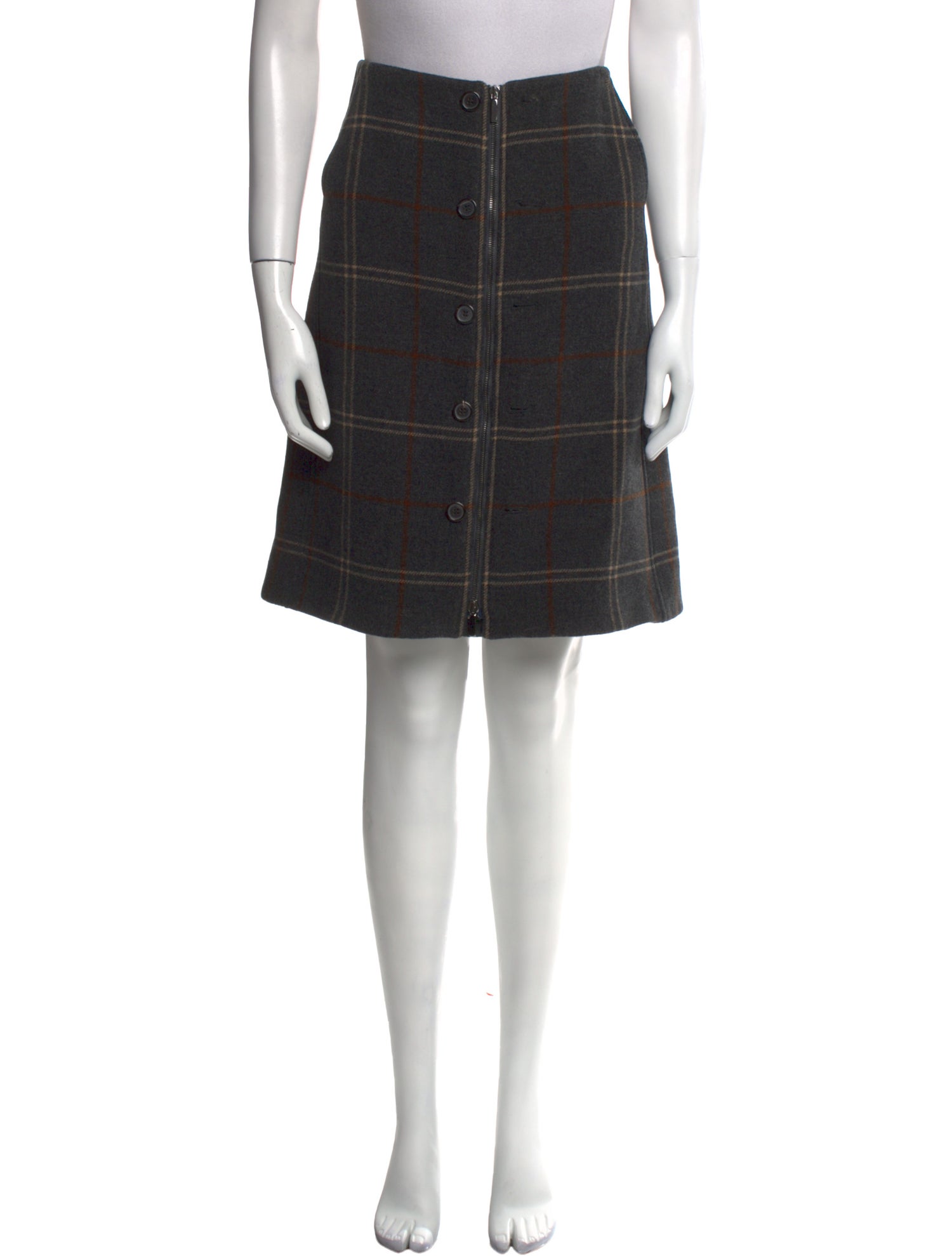 'S Max Mara Virgin Wool Knee-Length Skirt w/ Tags