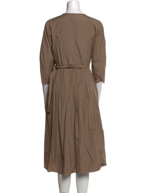 'S Max Mara Crew Neck Midi Length Dress