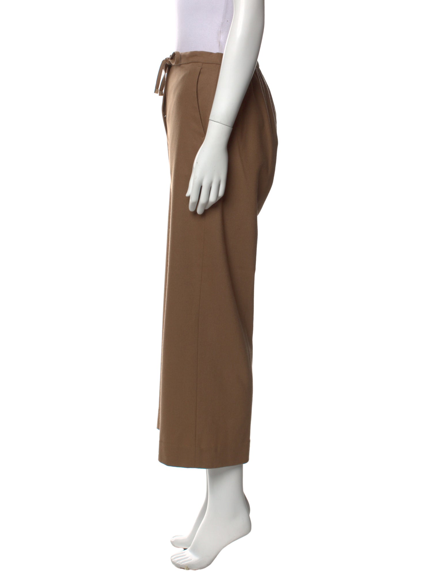 'S Max Mara Virgin Wool Wide Leg Pants
