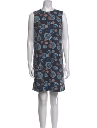'S Max Mara Printed Mini Dress