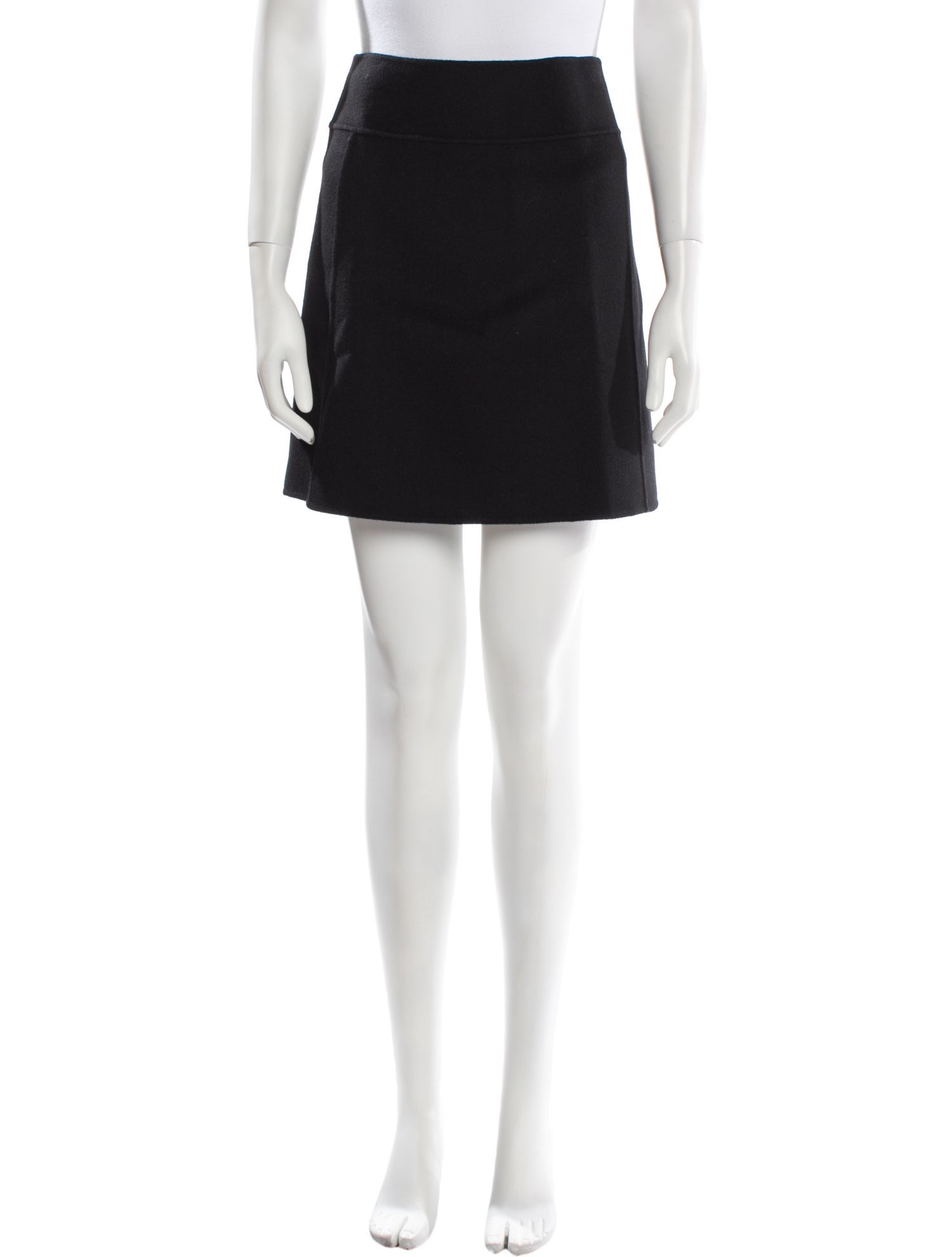 'S Max Mara Virgin Wool Mini Skirt
