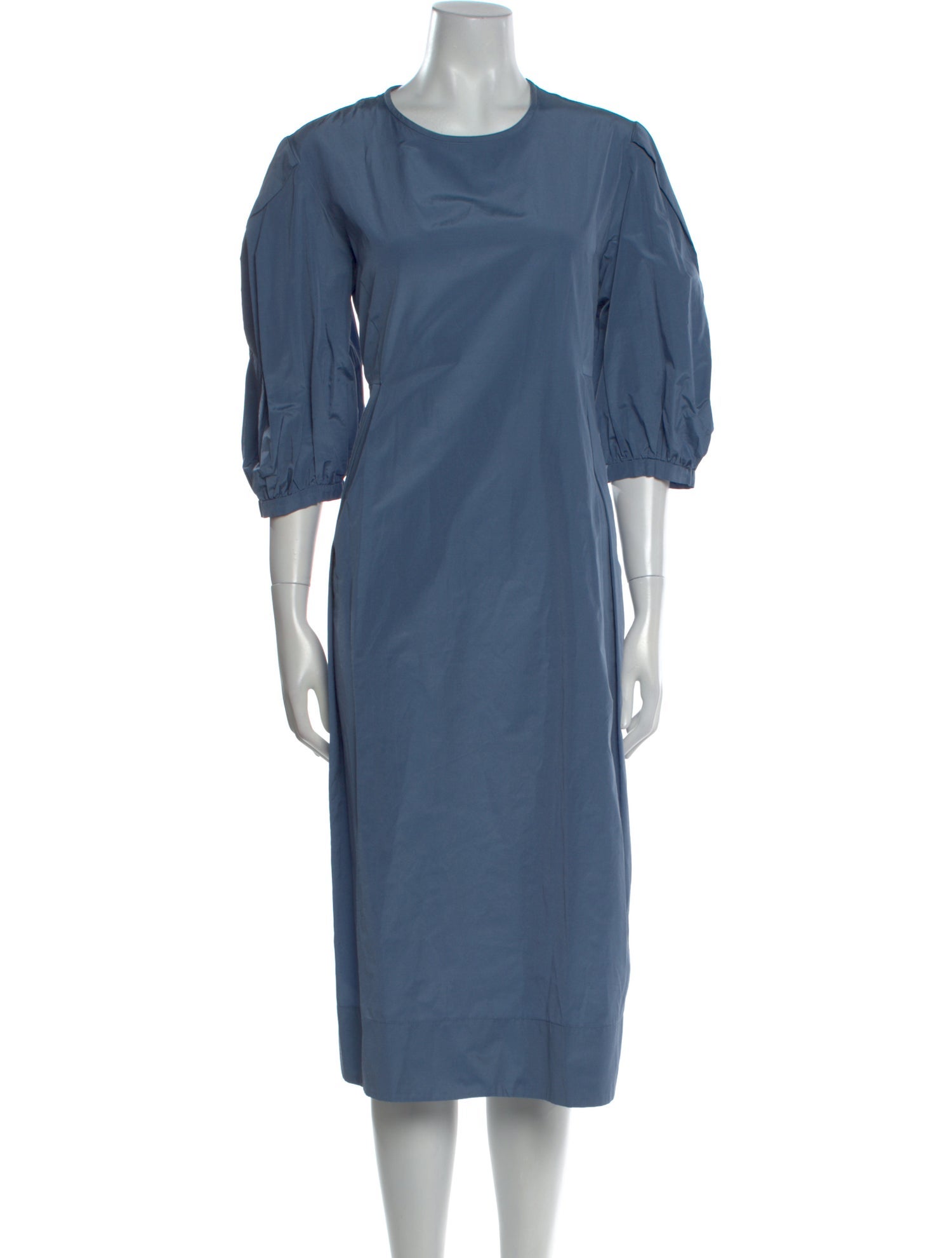 'S Max Mara Crew Neck Midi Length Dress
