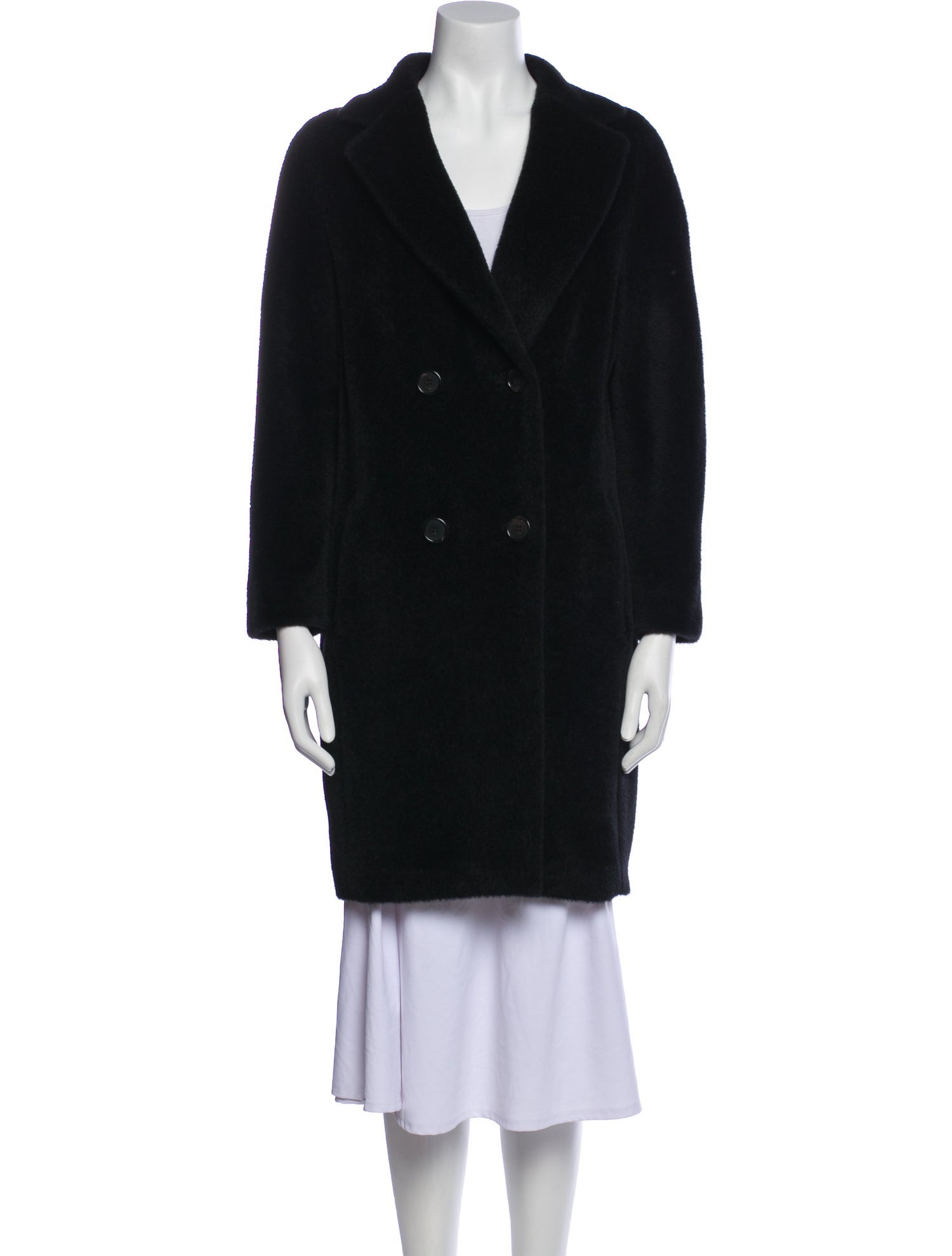 'S Max Mara Alpaca Peacoat