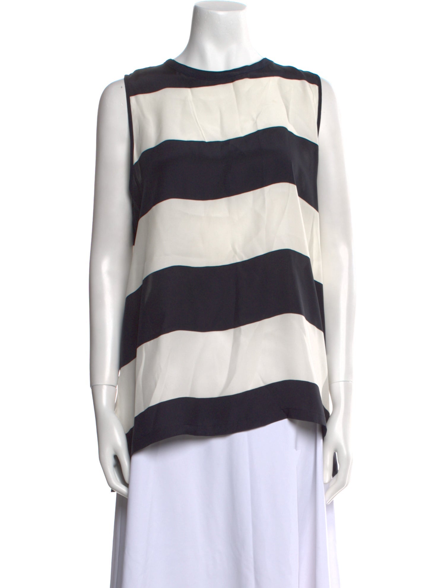 'S Max Mara Silk Striped Blouse