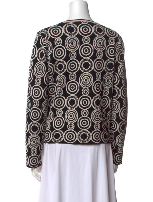 'S Max Mara Printed Scoop Neck Sweater