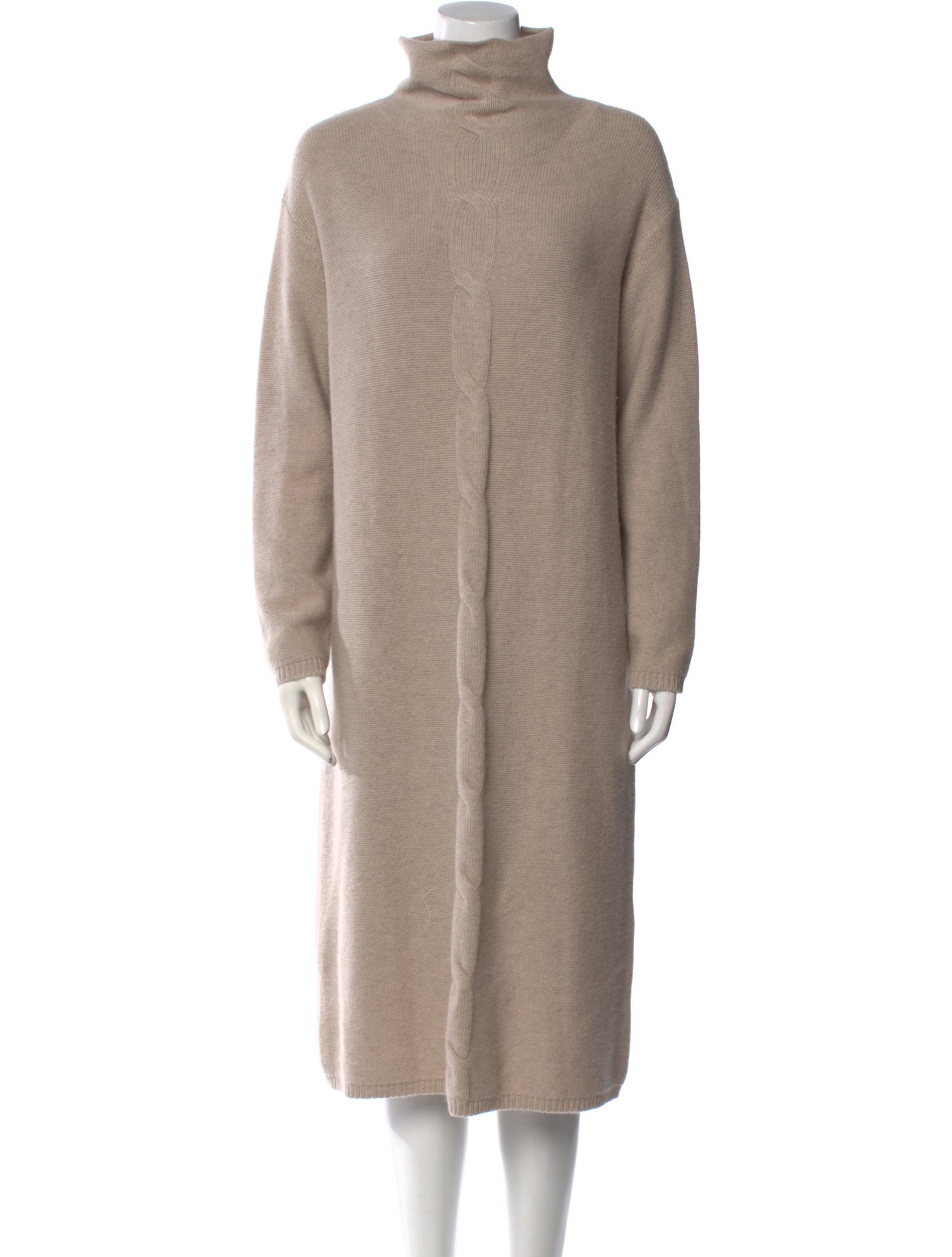 'S Max Mara Virgin Wool Midi Length Dress