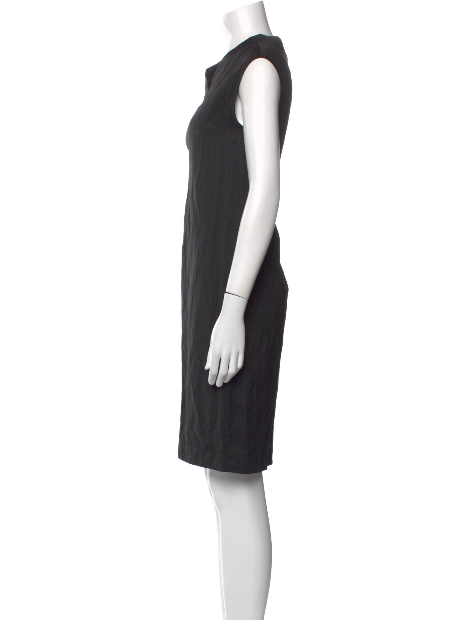 'S Max Mara Cowl Neck Knee-Length Dress