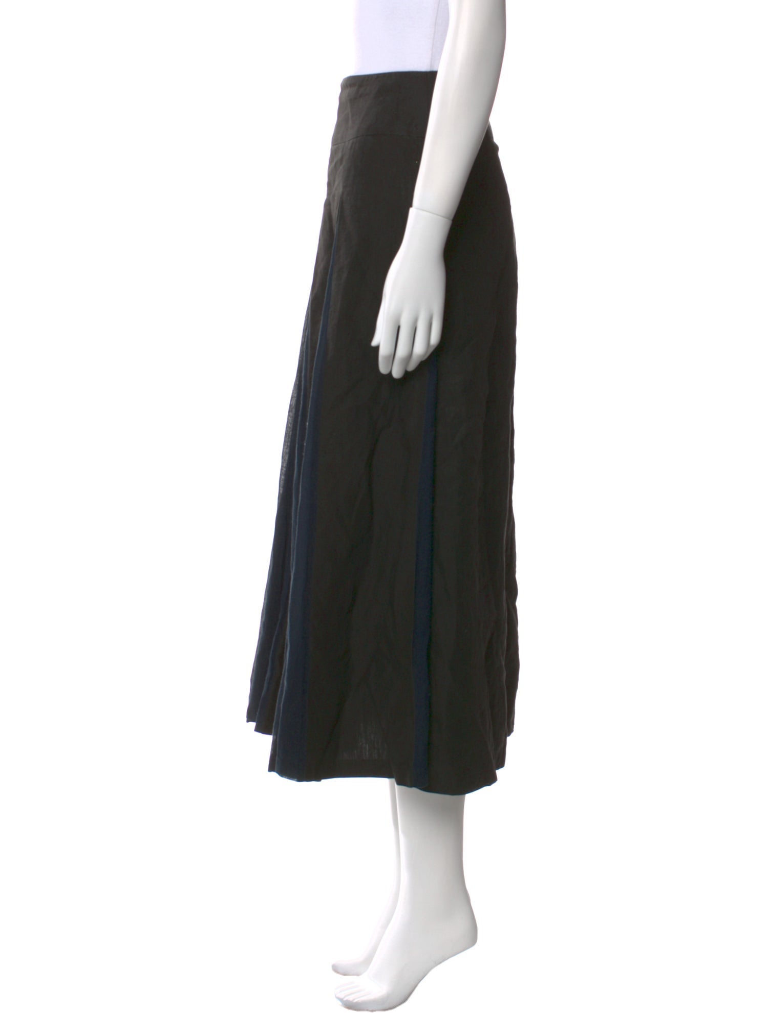 'S Max Mara Linen Midi Length Skirt