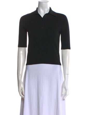 'S Max Mara Wool Short Sleeve Polo
