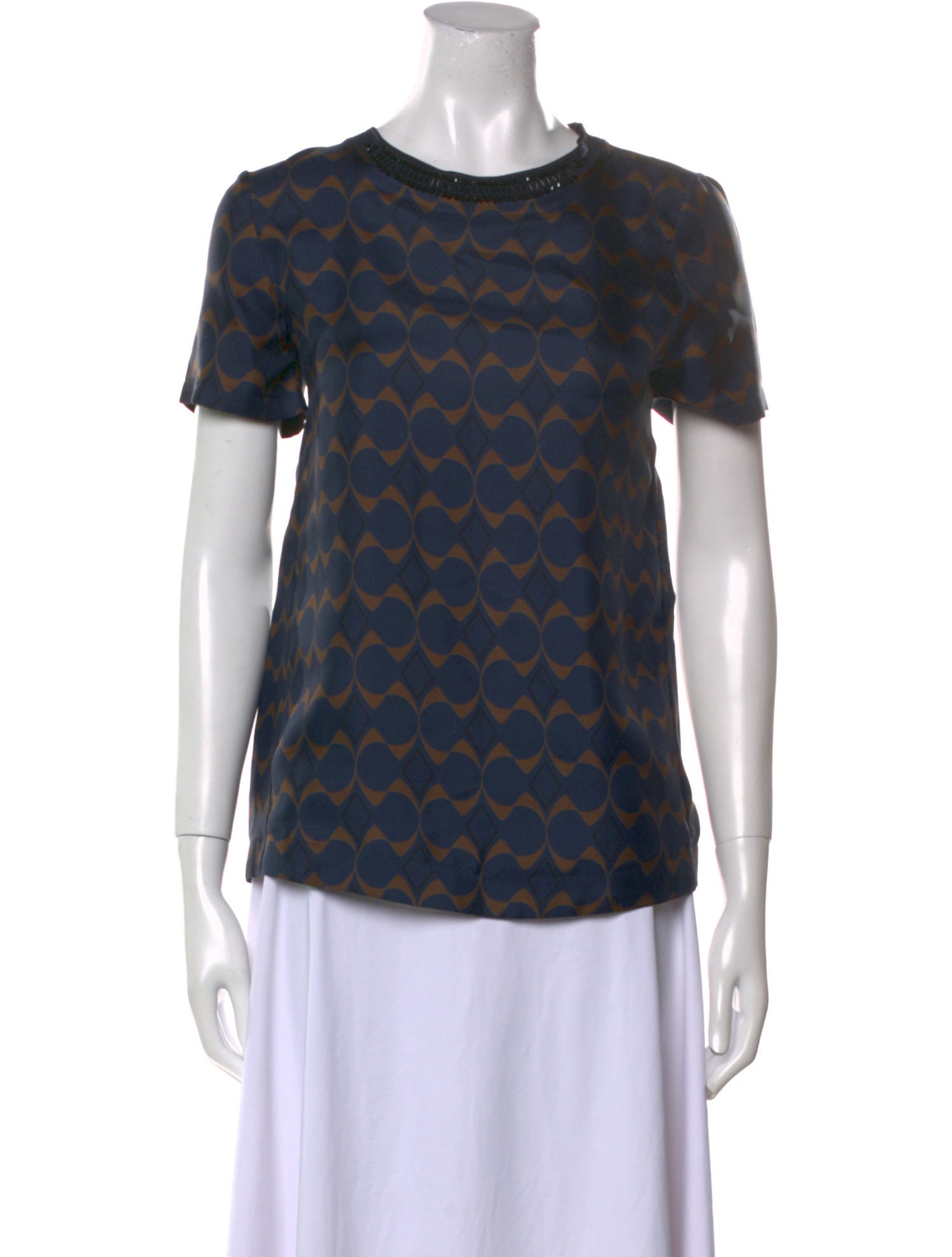 'S Max Mara Printed Crew Neck T-Shirt