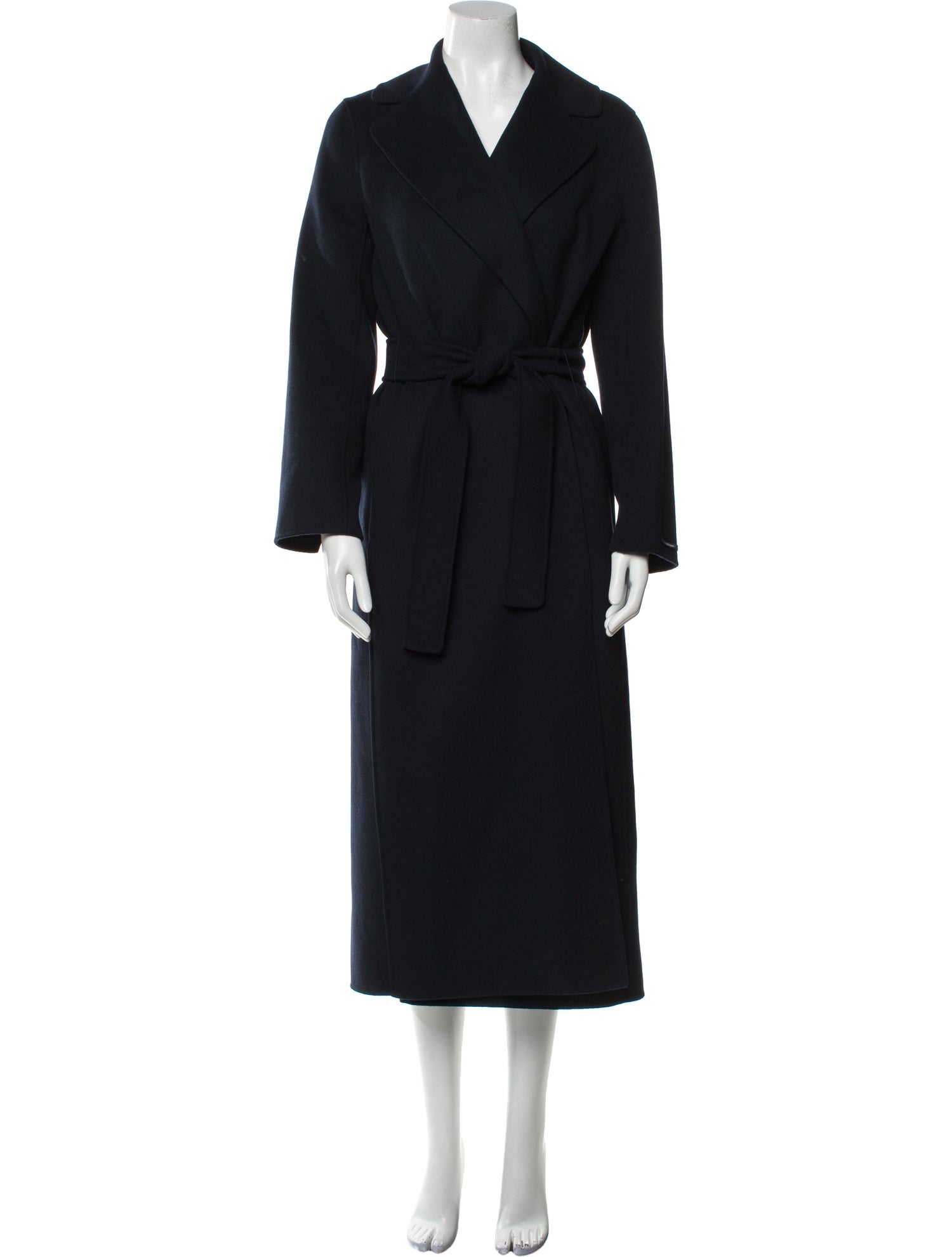 'S Max Mara Virgin Wool Trench Coat