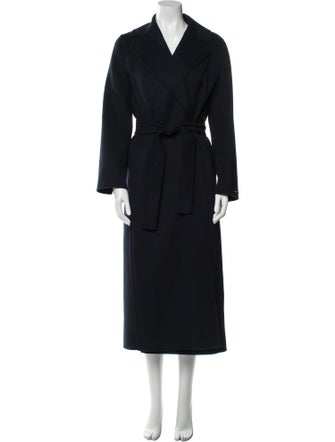 'S Max Mara Virgin Wool Trench Coat