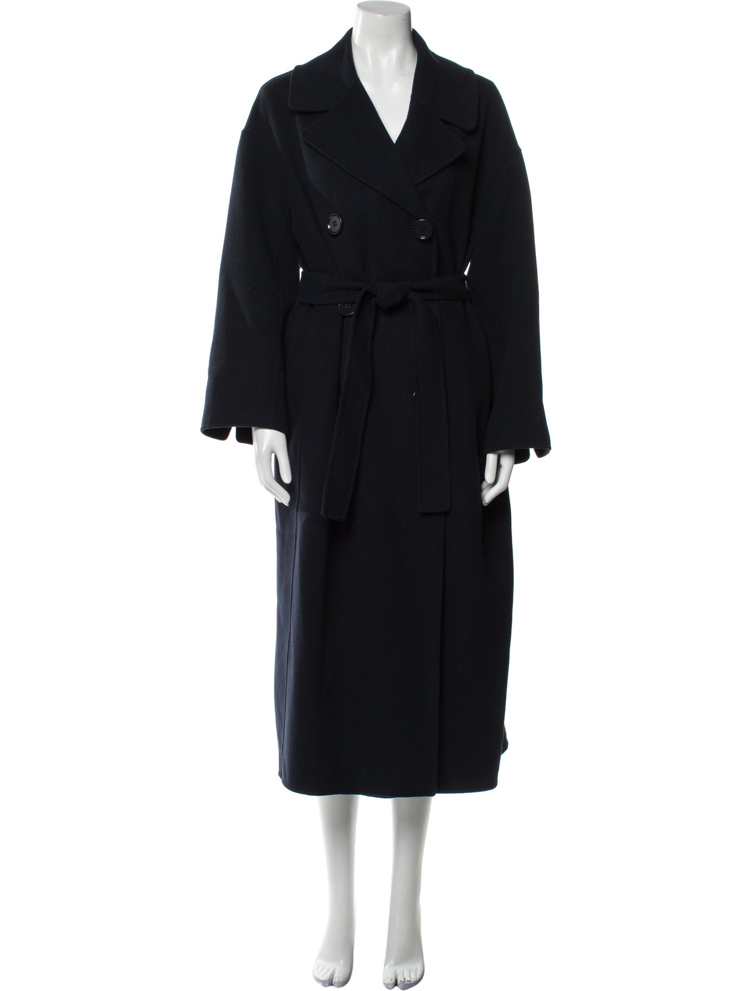 'S Max Mara Virgin Wool Trench Coat