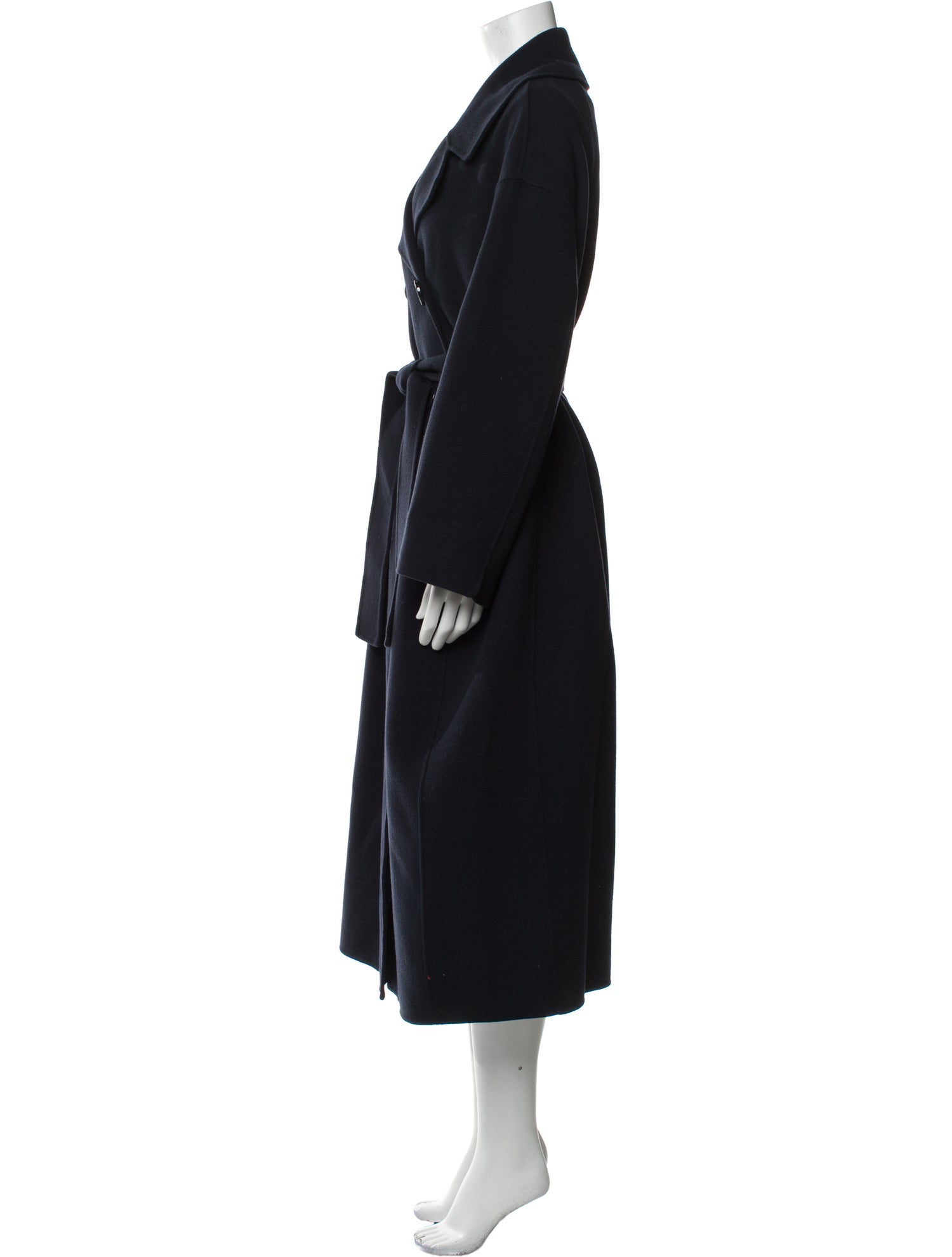 'S Max Mara Virgin Wool Trench Coat