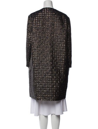 'S Max Mara Tweed Pattern Coat