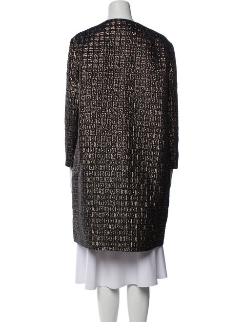 'S Max Mara Tweed Pattern Coat