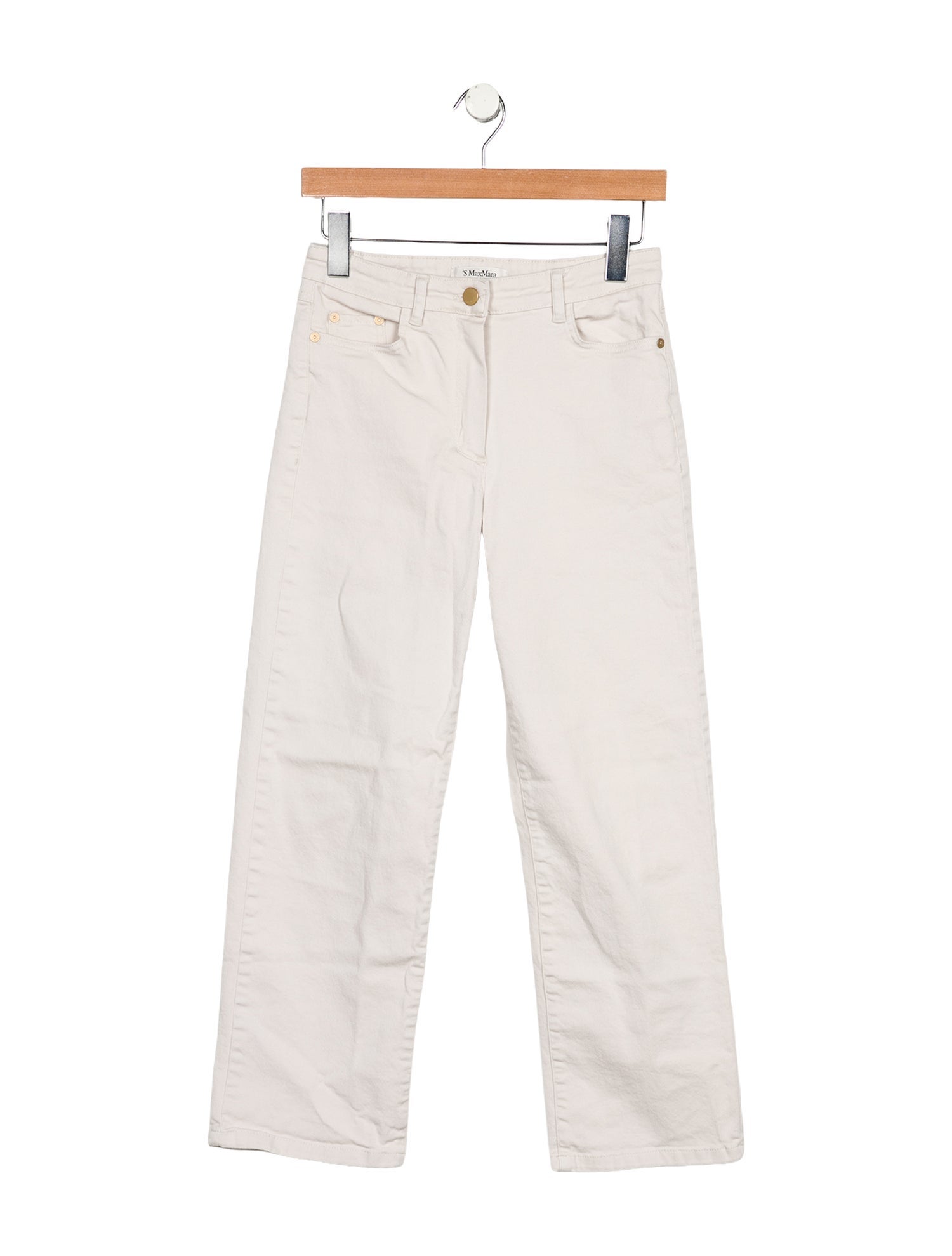 'S Max Mara Mid-Rise Straight Leg Jeans