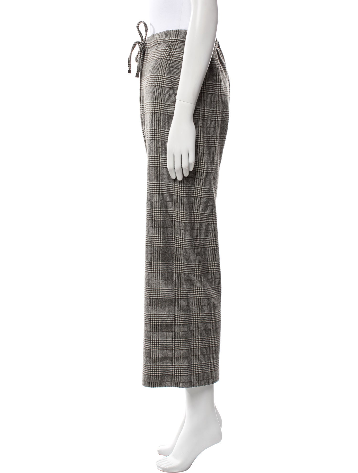 'S Max Mara Virgin Wool Wide Leg Pants