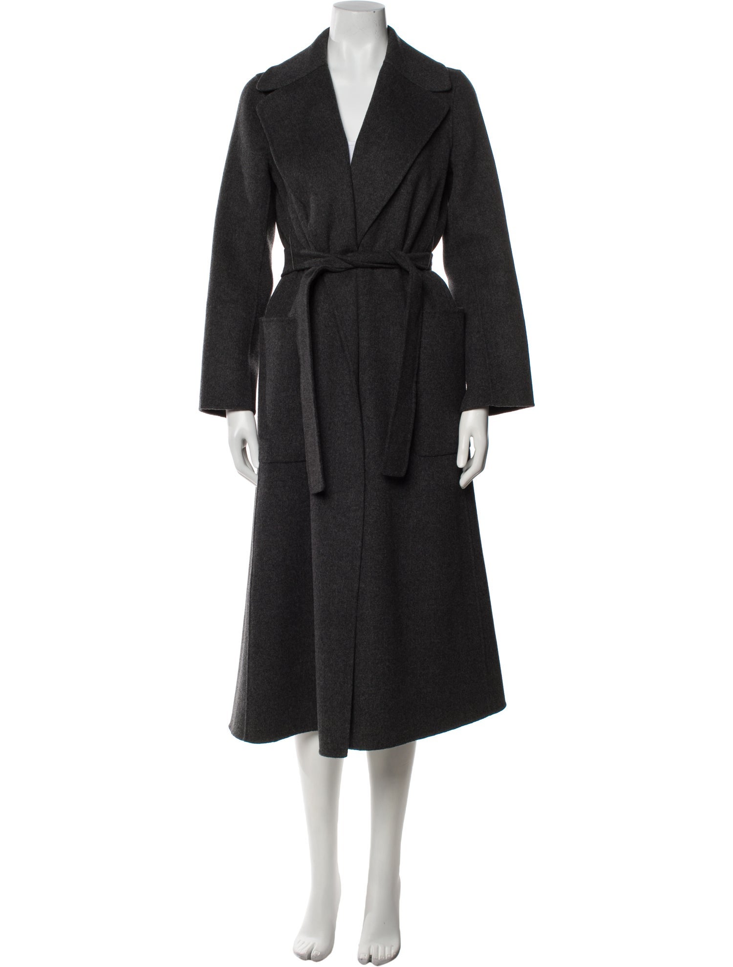 'S Max Mara Virgin Wool Trench Coat