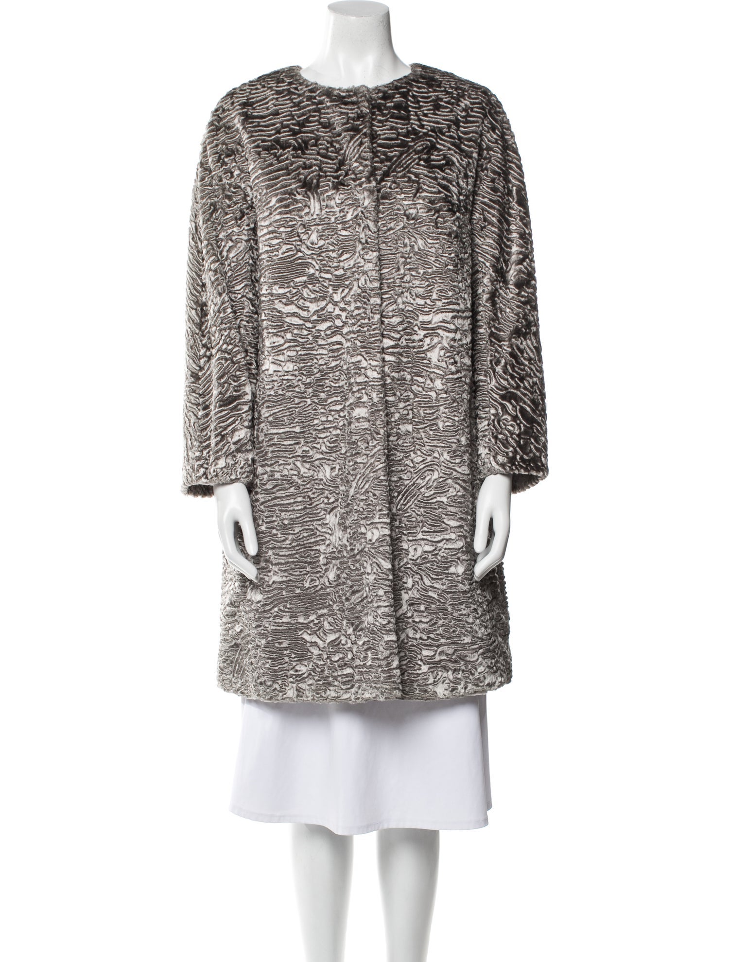 'S Max Mara Tweed Pattern Evening Jacket