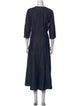 'S Max Mara Crew Neck Long Dress