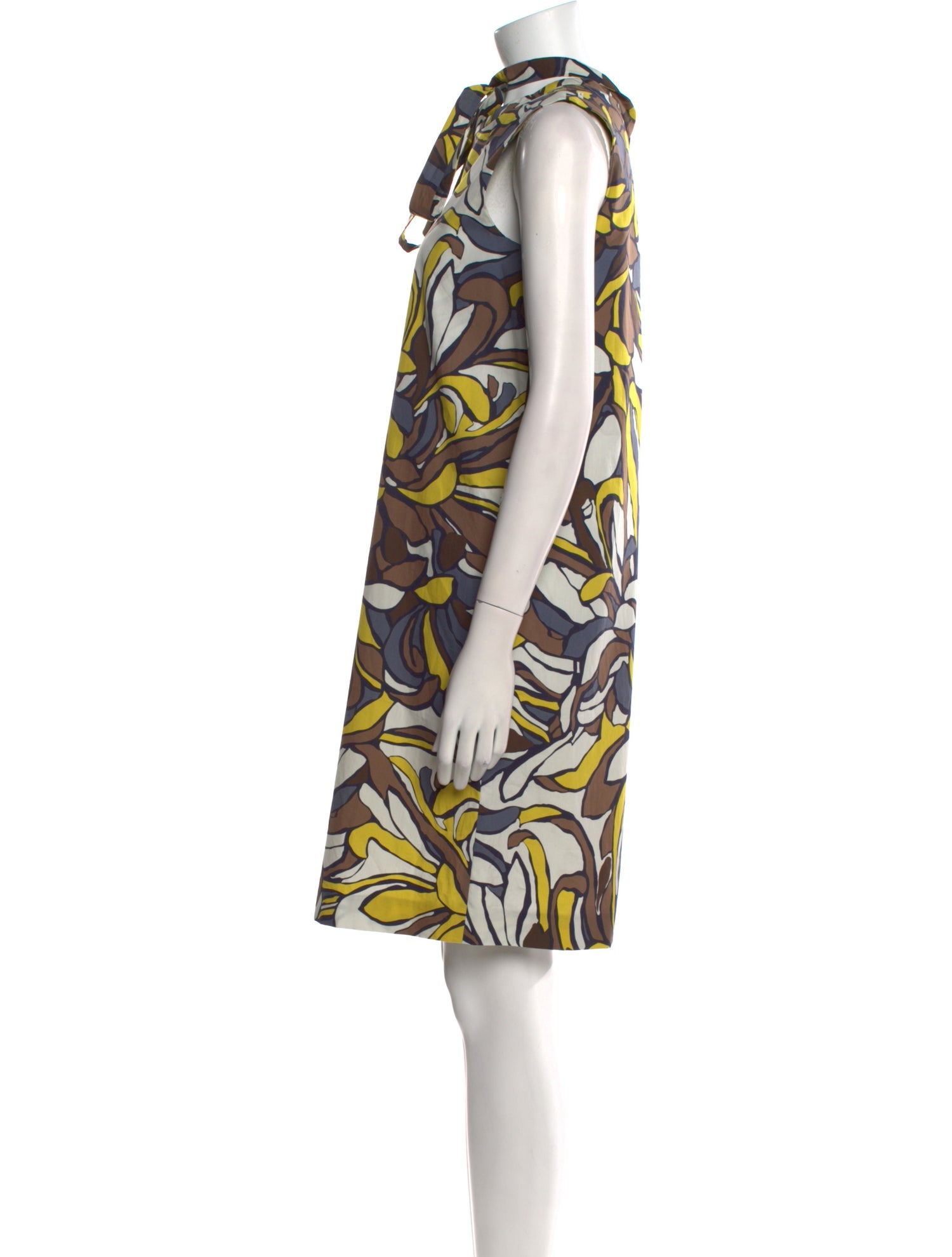 'S Max Mara Printed Knee-Length Dress