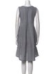 'S Max Mara Striped Knee-Length Dress