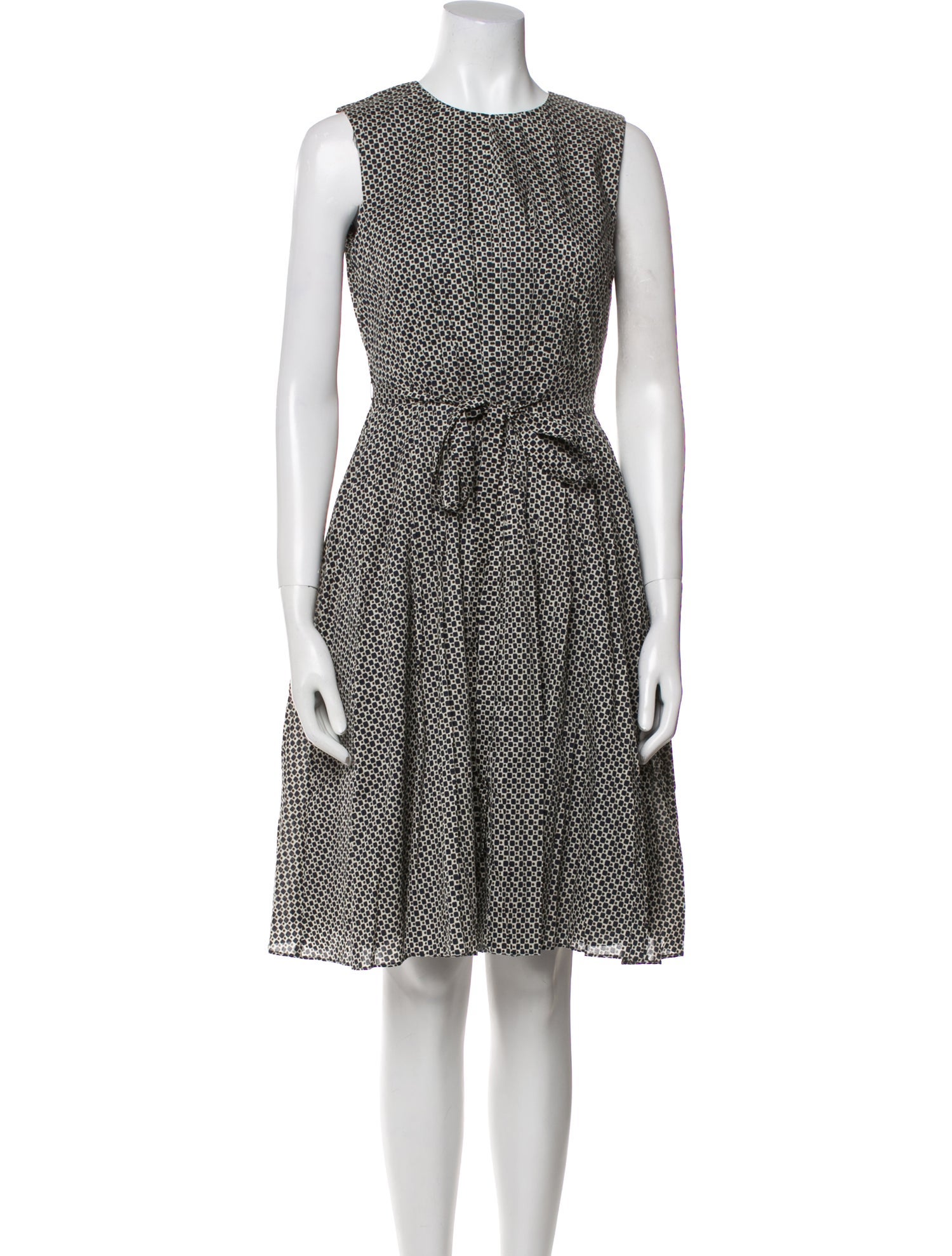 'S Max Mara Printed Knee-Length Dress