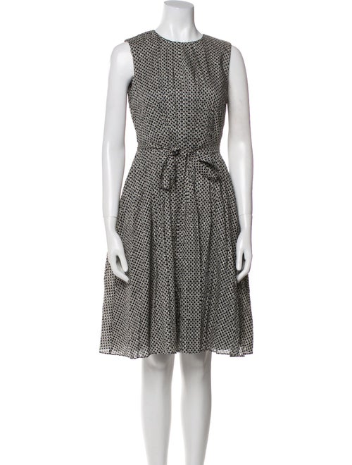 'S Max Mara Printed Knee-Length Dress