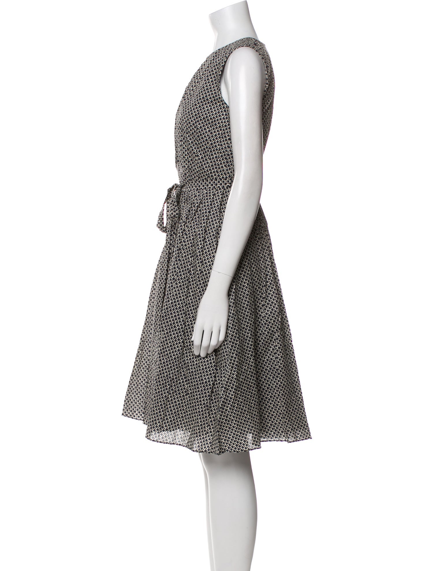'S Max Mara Printed Knee-Length Dress
