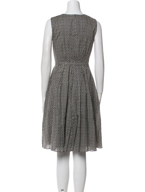 'S Max Mara Printed Knee-Length Dress