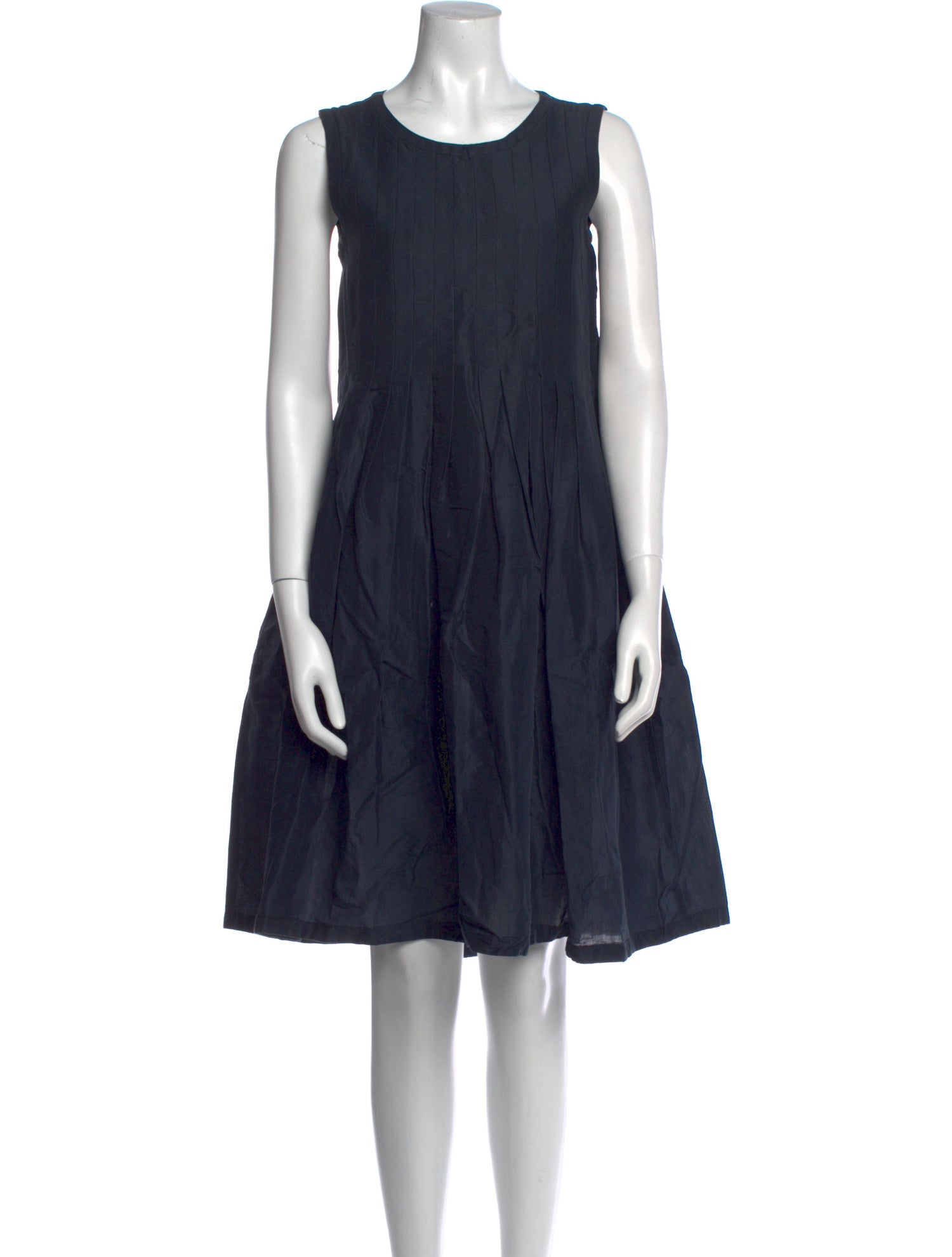 'S Max Mara Scoop Neck Knee-Length Dress