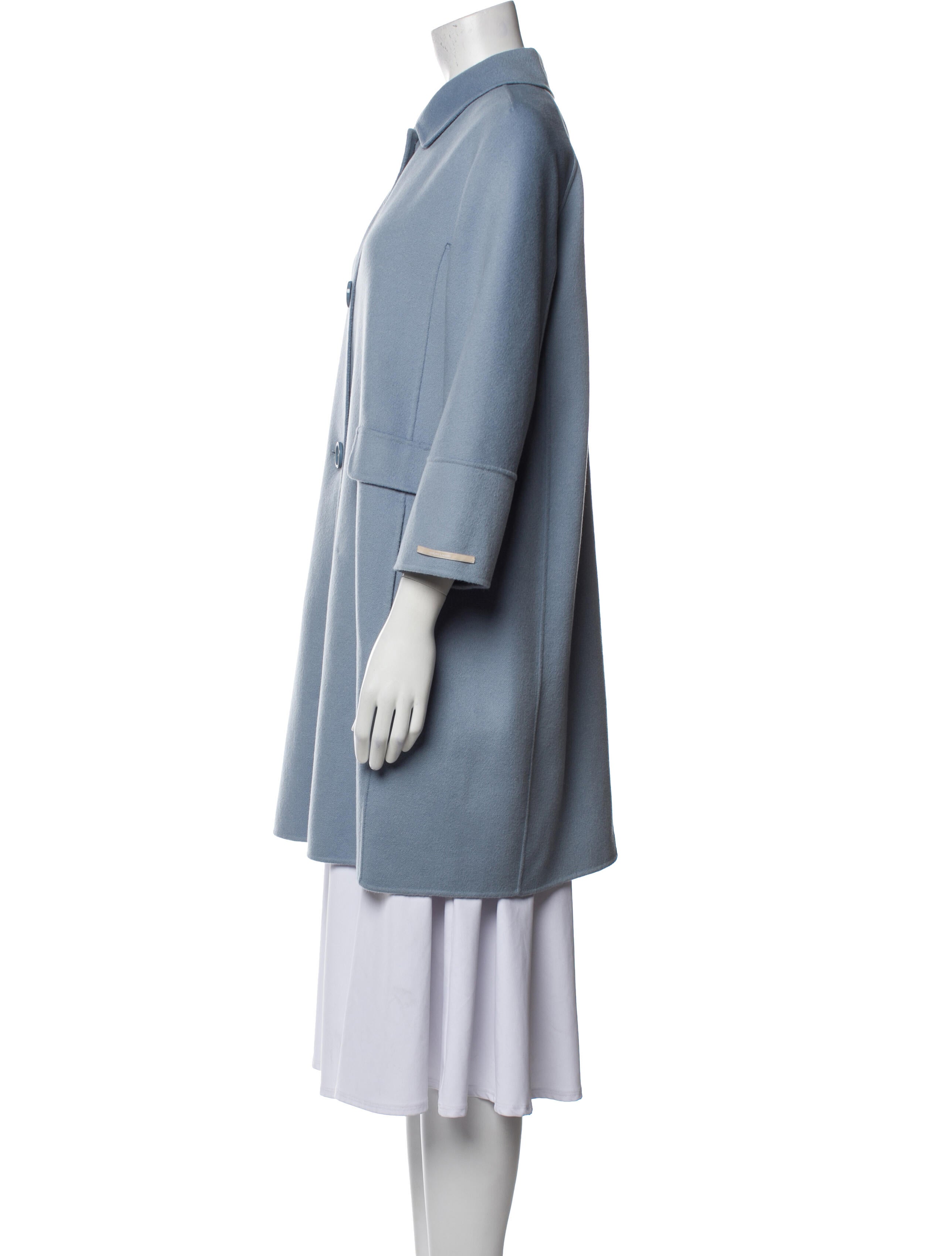 'S Max Mara Virgin Wool Trench Coat
