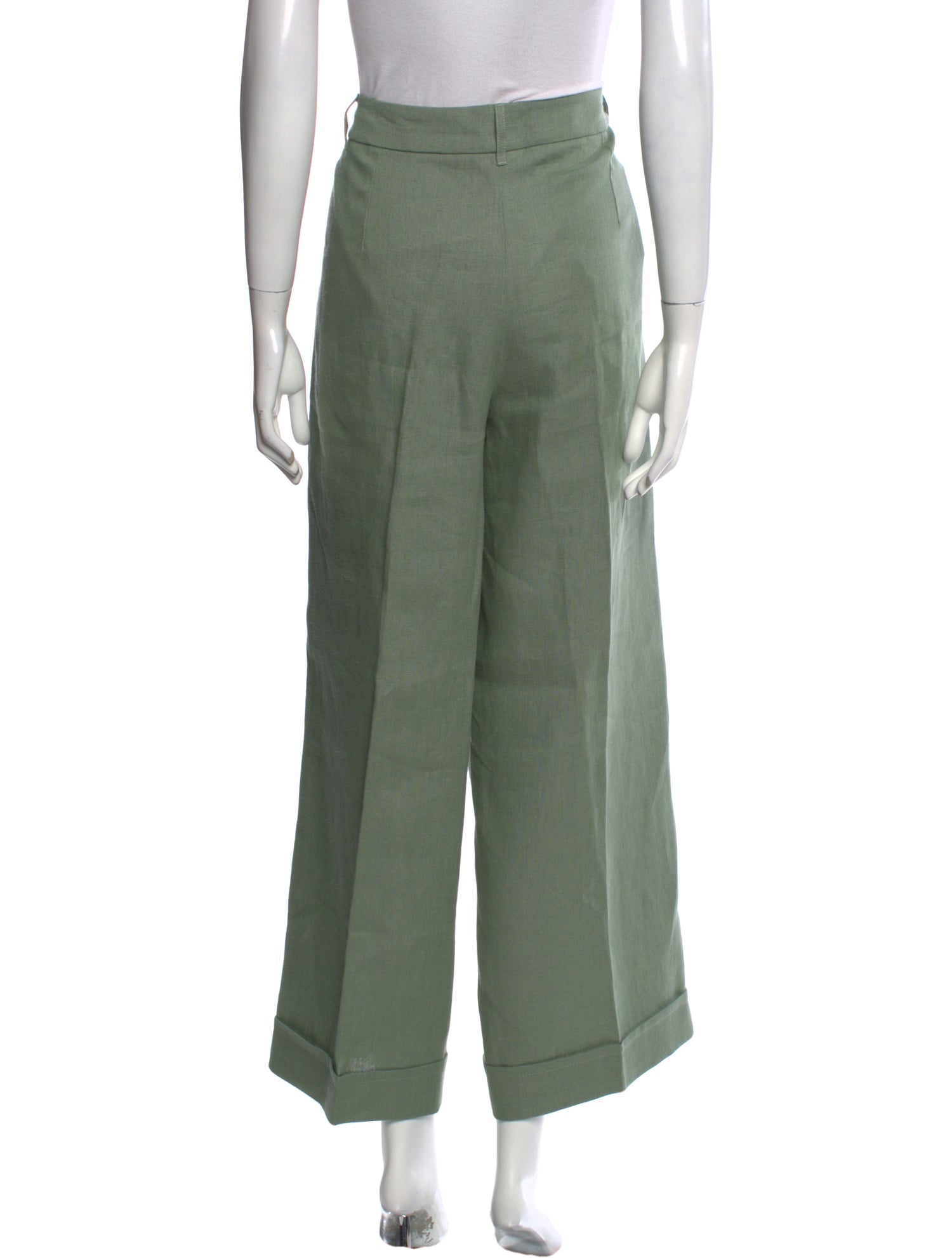 'S Max Mara Linen Wide Leg Pants
