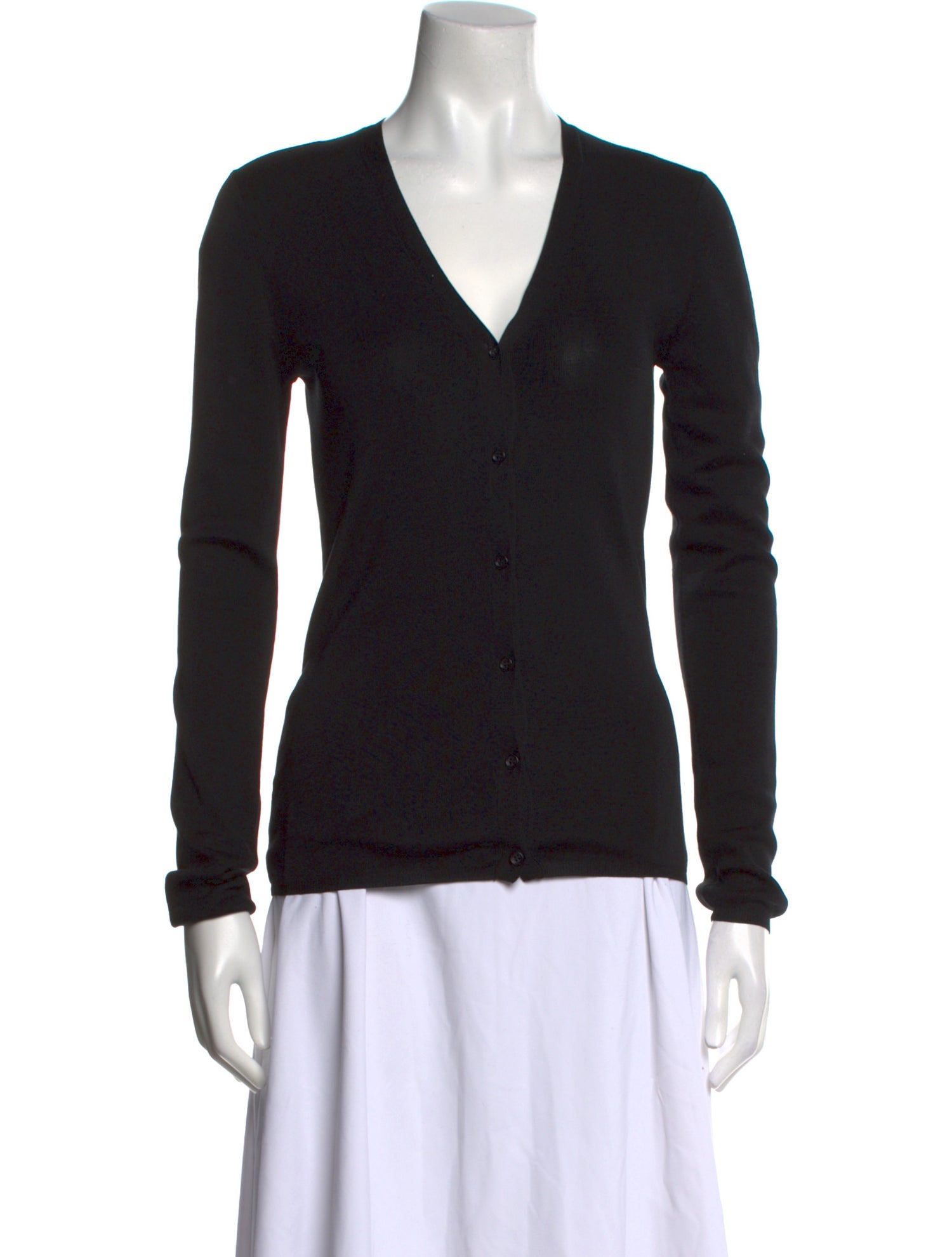 'S Max Mara Silk V-Neck Sweater