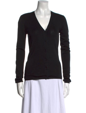 'S Max Mara Silk V-Neck Sweater