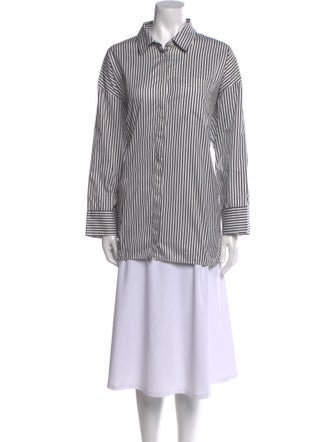 'S Max Mara Striped Long Sleeve Tunic
