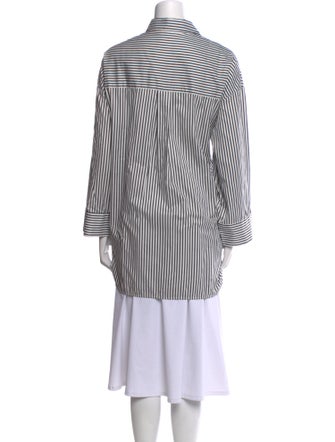 'S Max Mara Striped Long Sleeve Tunic
