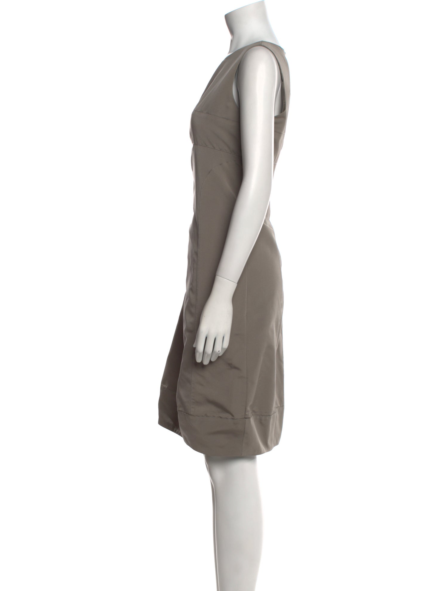'S Max Mara Bateau Neckline Knee-Length Dress w/ Tags