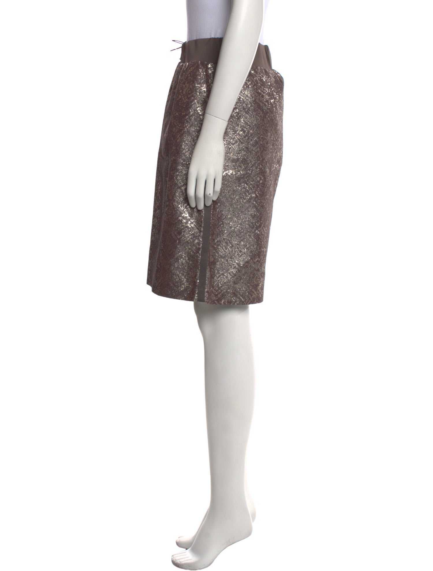 'S Max Mara Virgin Wool Knee-Length Skirt